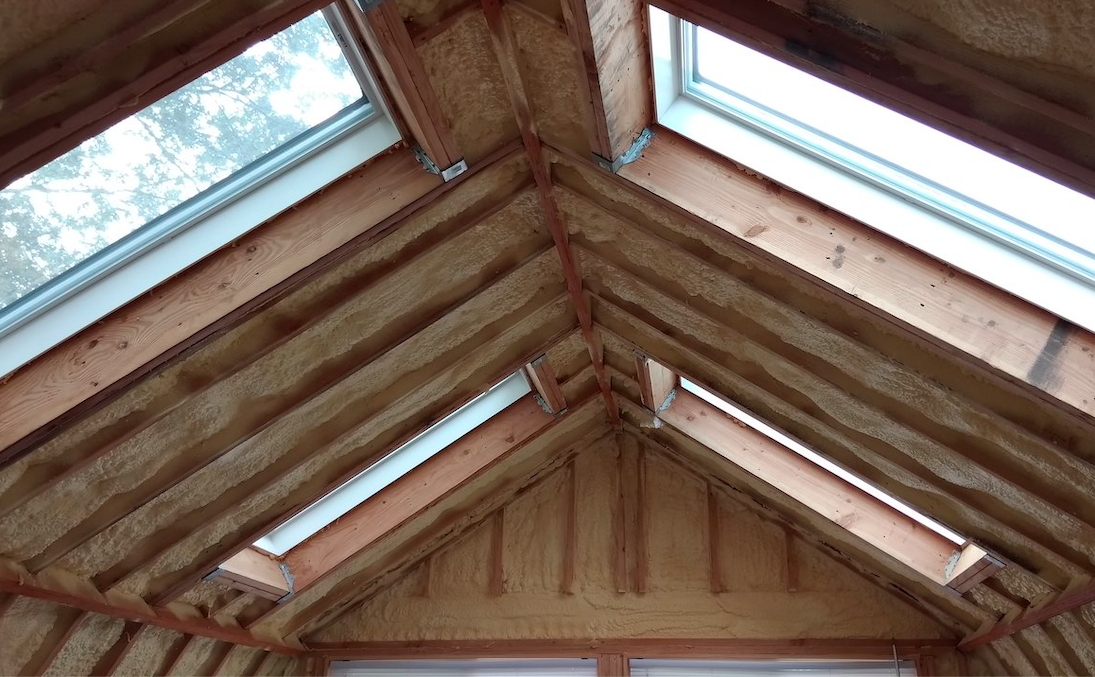 Enclosed Sprayed Columns Portfolio 1 column | Spray Foam NY Inc